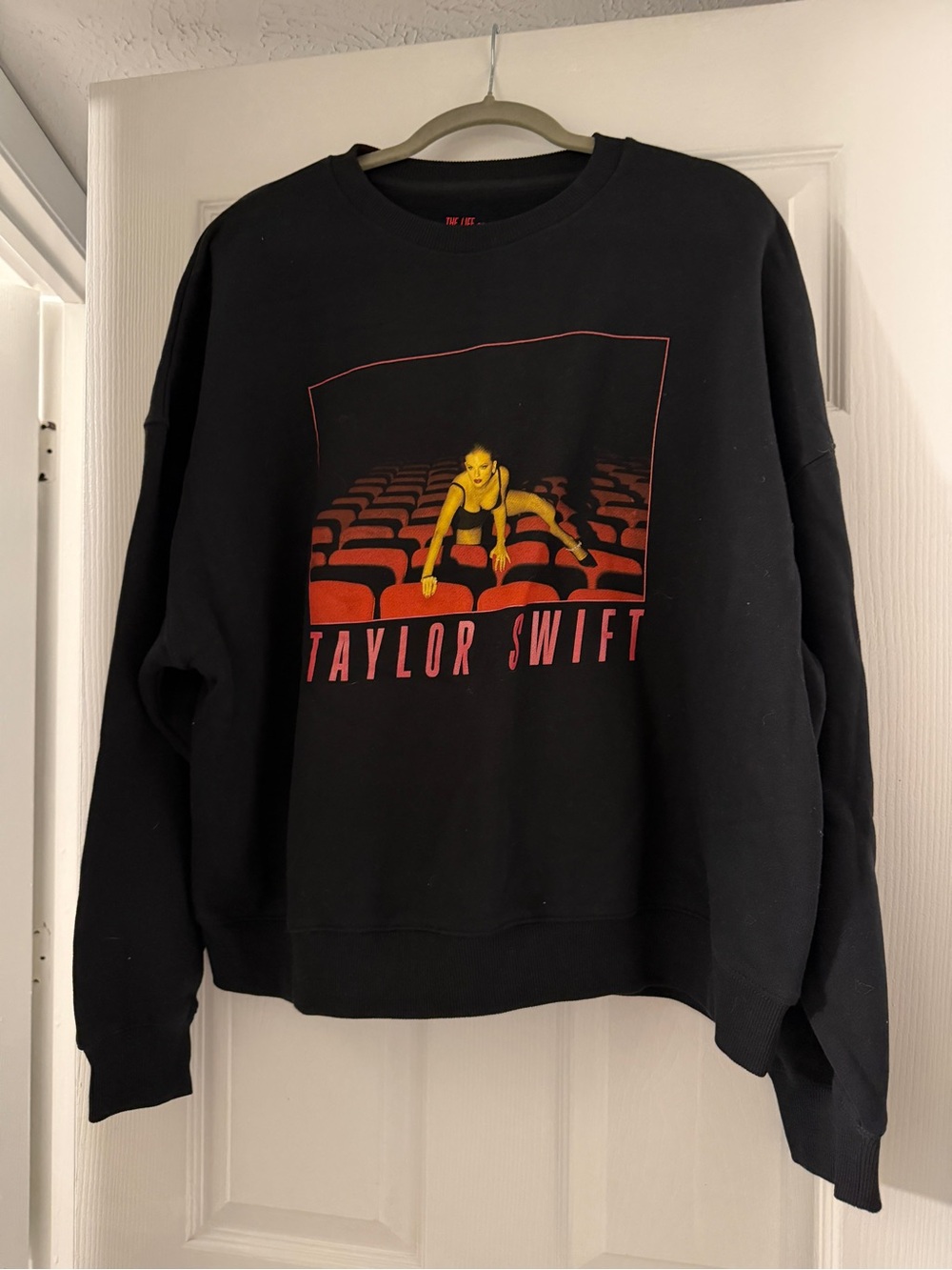 Official Taylor Swift Life of a Showgirl Black Crewneck